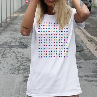 T-shirt Dots Paint - Maglietta grafica e pop