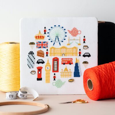 British Sampler Cross Stitch Kit , 130g