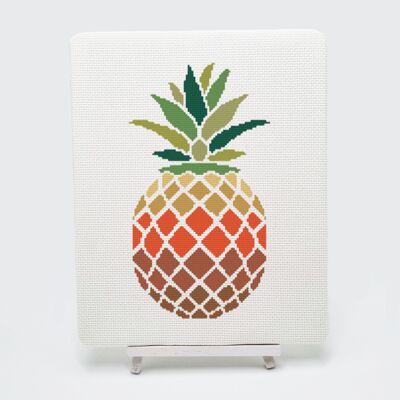 Geometric Pineapple Cross Stitch Kit , 150g