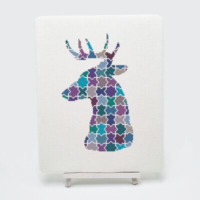 Jigsaw Deer Cross Stitch Kit , 145g