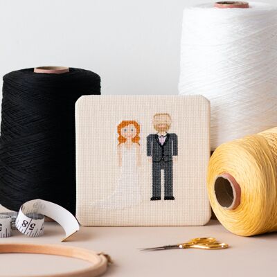Melocharacters: Kit Punto Croce The Wedding Edition, 150 g