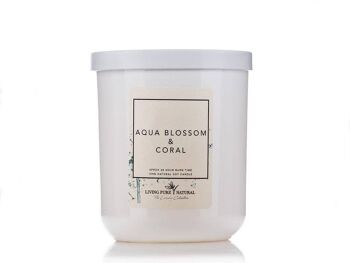 Bougie de soja Aqua Blossom et Coral 2