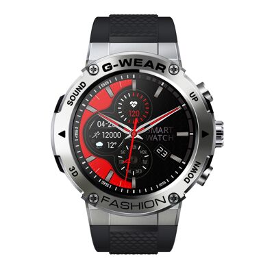SW036B - Smarty2.0 Sports Connected Watch - Cinturino in silicone - Cronometro, foto, frequenza cardiaca, pressione sanguigna, layout del percorso