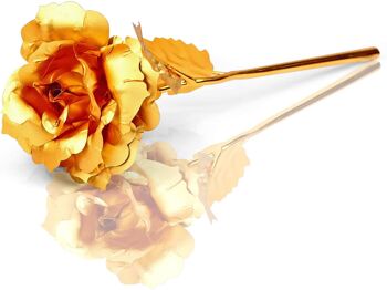 Feuille d'or rose 1