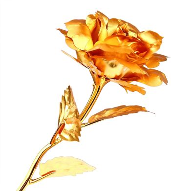 Feuille d'or rose 3