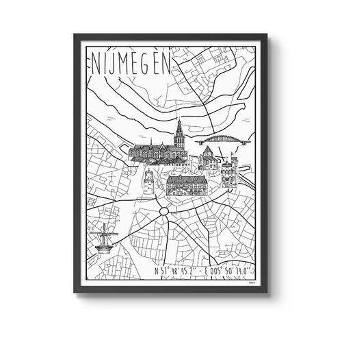 Poster Nijmegen30 x 40