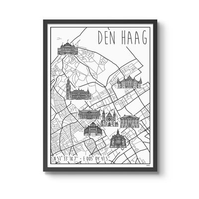 Poster Den Haag30 x 40