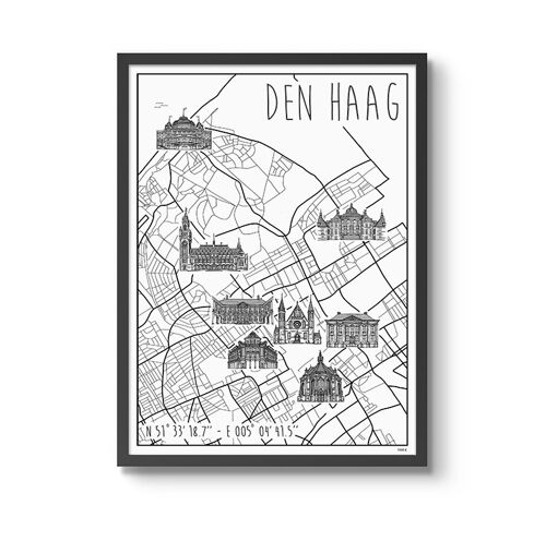Poster Den Haag50 x 70