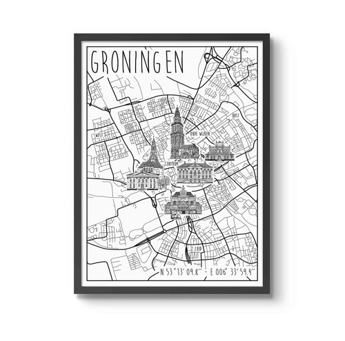Poster Groningen30 x 40