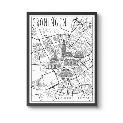 Poster Groningen30 x 40