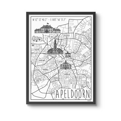 Affiche Apeldoorn30 x 40