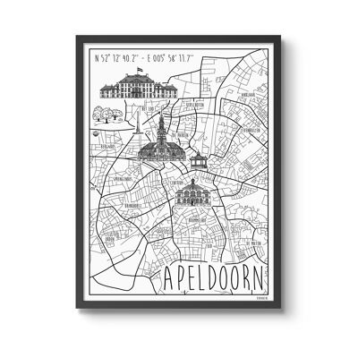 Affiche Apeldoorn50 x 70
