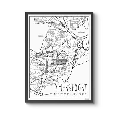 Poster Amersfoort 30 x 40