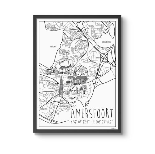 Poster Amersfoort50 x 70