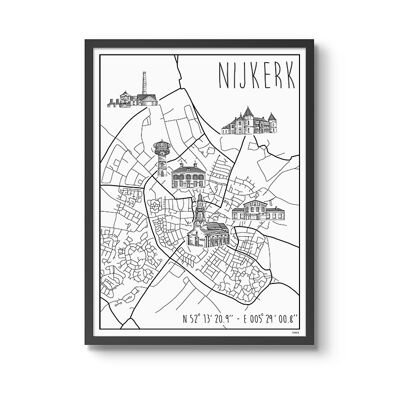 Poster Nijkerk 30 x 40