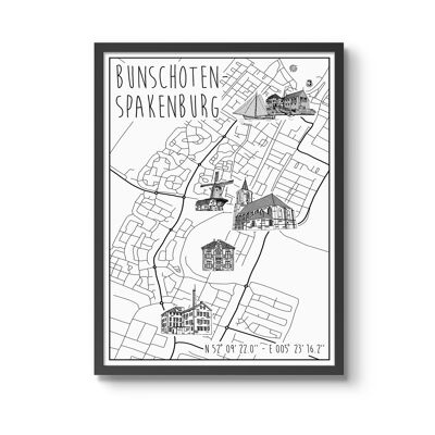 Póster Bunschoten-Spakenburg50 x 70