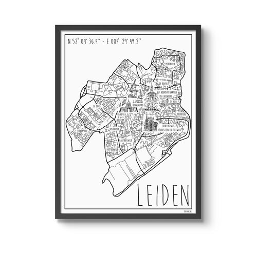 Poster Leiden50 x 70