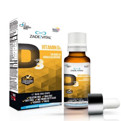 Zade Vital Vitamin D3 Oral Drop - 15mL