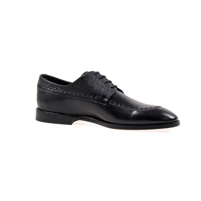 LEDERSCHUHE VINTAGE SCHWARZ