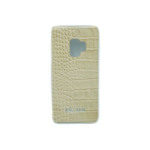 Leather cell cover samsung s9 beige
