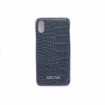 LEDERCELL GRAU COVER IPHONE XS MAX