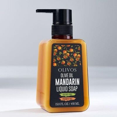 Olivos Mandarin Liquid Soap 450mL