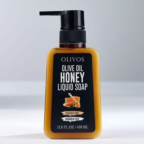 Olivos Honey Liquid Soap 450mL