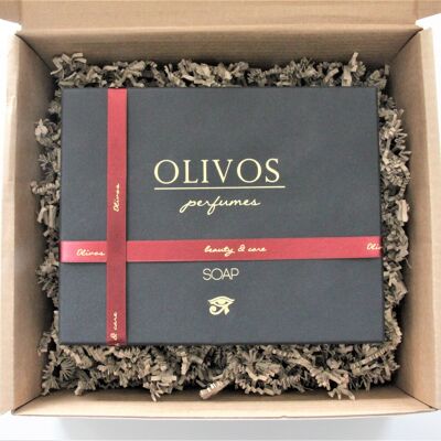 Olivos Gift Box Cote D'Azur 2X100g S.Powder 2X250g Soap