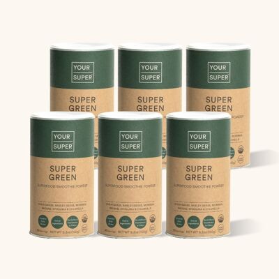 Bio Super Green Mix - Caisse complète (6 produits)