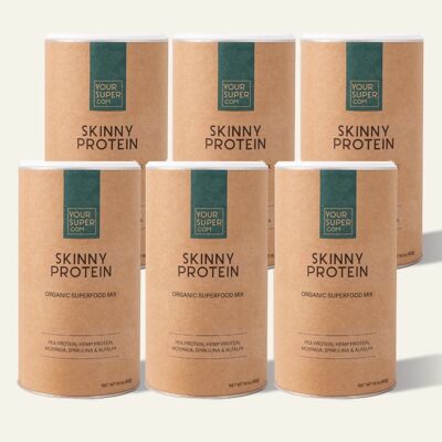 Organic Skinny Protein Mix - Caisse complète (6 produits)