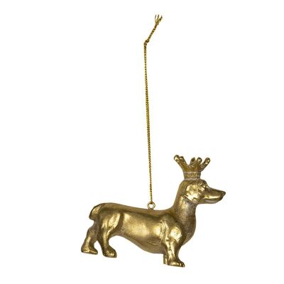 Decoratie hond 8x3x6 cm 2