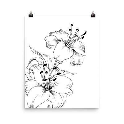 spring flowers poster