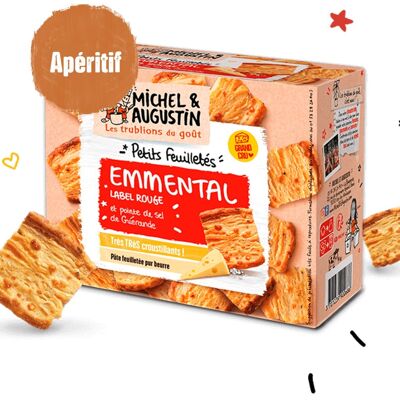 Petits feuilletés apéritifs Emmental grand cru sel de Guérande 90g