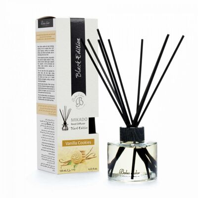 Reed diffuser vanilla cookies 125 ml black edition