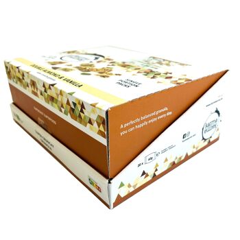 Granola bio amandes vanille | 20x 40g | mini display | Nutri-score A & végétailien 3