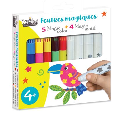Creative kit for children, Box of magic markers