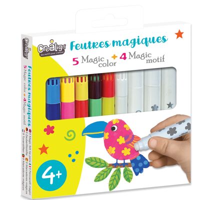 Scatola di pennarelli magici