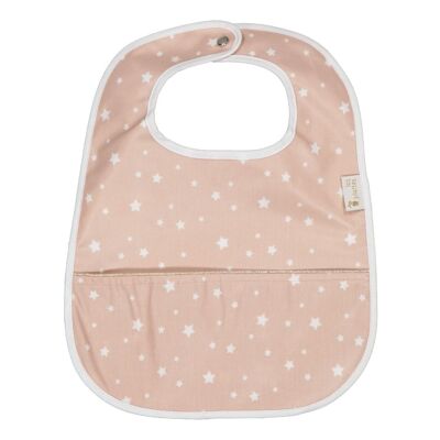 Bib with coated recovery pocket - Nude stars