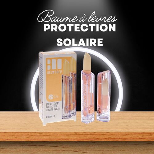 2 Baumes lèvres Protection solaire SPF20 Vitamine E