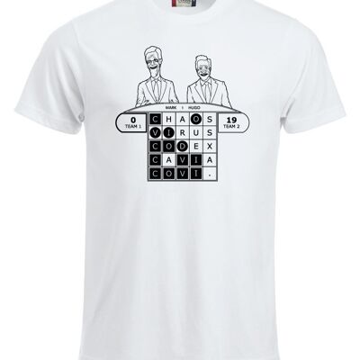 Covid Lingo T-Shirt – Herren – Weiß