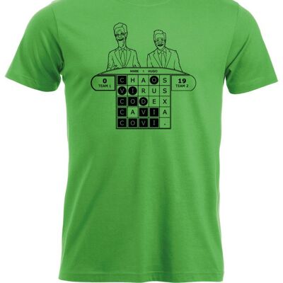 Covid Lingo T-shirt - Heren - GROOEEN