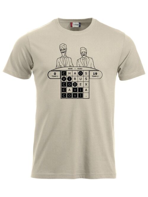 Covid Lingo T-shirt - Heren - Khaki