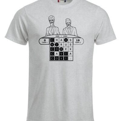 Covid Lingo T-shirt - Heren - Grijs