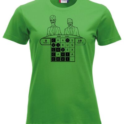 T-shirt Covid Lingo - Donna - Kaki