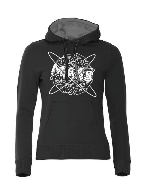 Planet MASS Hoodie - Dames - Zwart