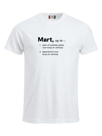 T-shirt Mart - Homme - Blanc 1