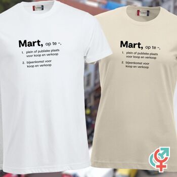 T-shirt Mart - Homme - Blanc 2