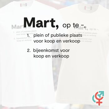 T-shirt Mart - Homme - Blanc 3