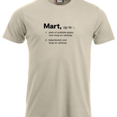 T-shirt Mart - Homme - Kaki