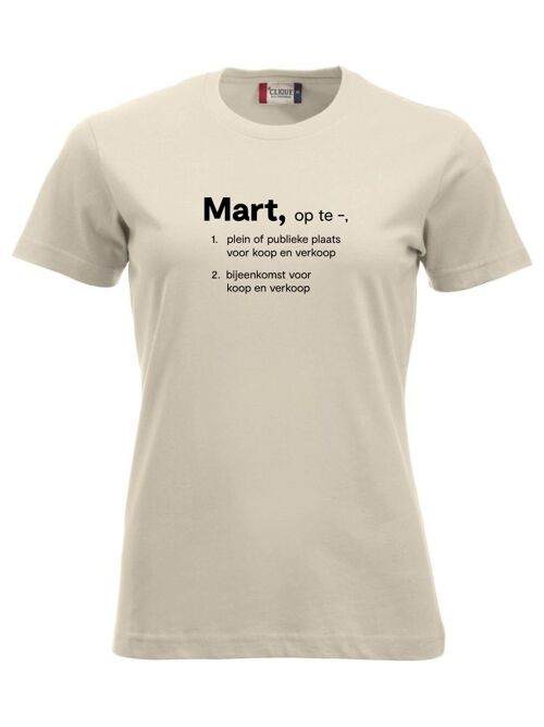 Mart T-shirt - Dames - Khaki